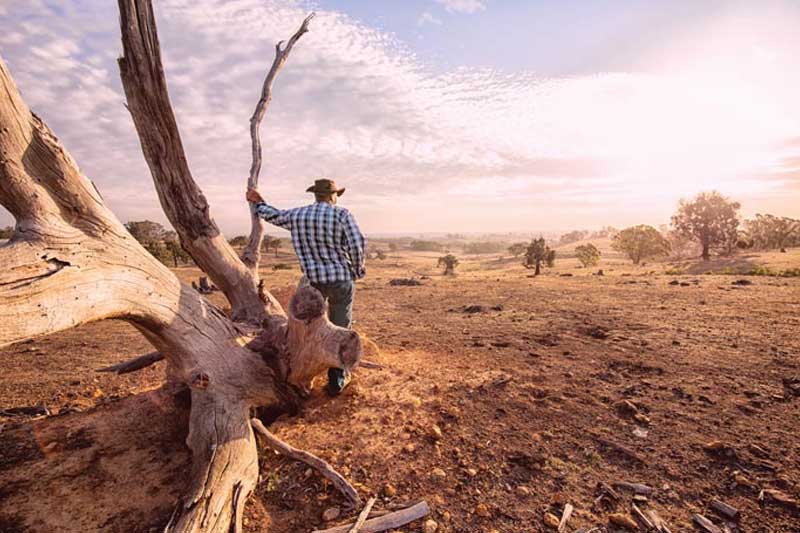 Man in Australia