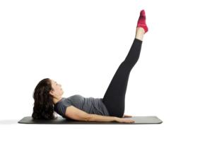 Pilates Double Leg Stretch
